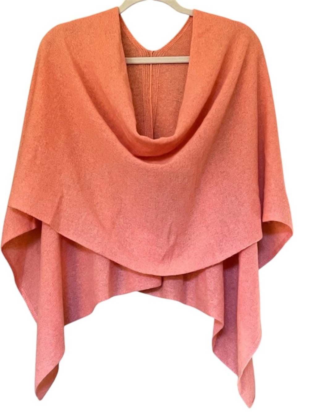 Cashmere Coral Sweater Shawl